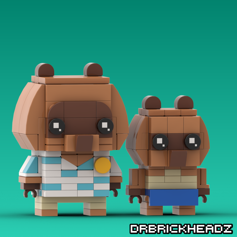 Lego Tom Nook + Timmy/Tommy Nook (Animal Crossing) Brickheadz