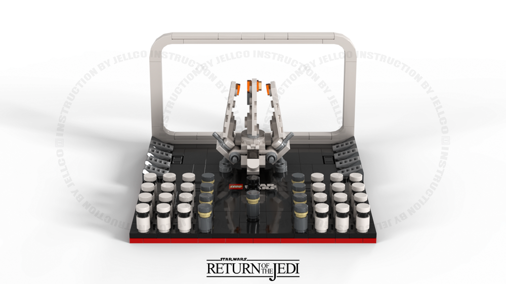 Lego Ultramicro Diorama : Imperial Shuttle & Lord Vader