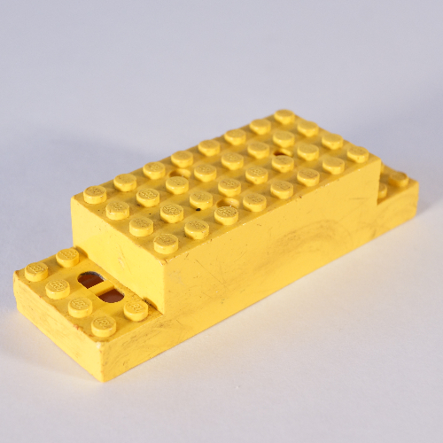 Lego Motor Cover, Train, 4.5V 12 x 4 x 3 1/3 Type II, Top / Black