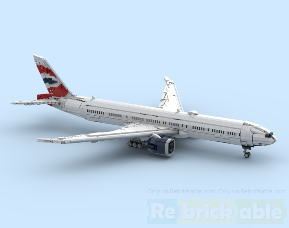 Lego British Airways Boeing 777X