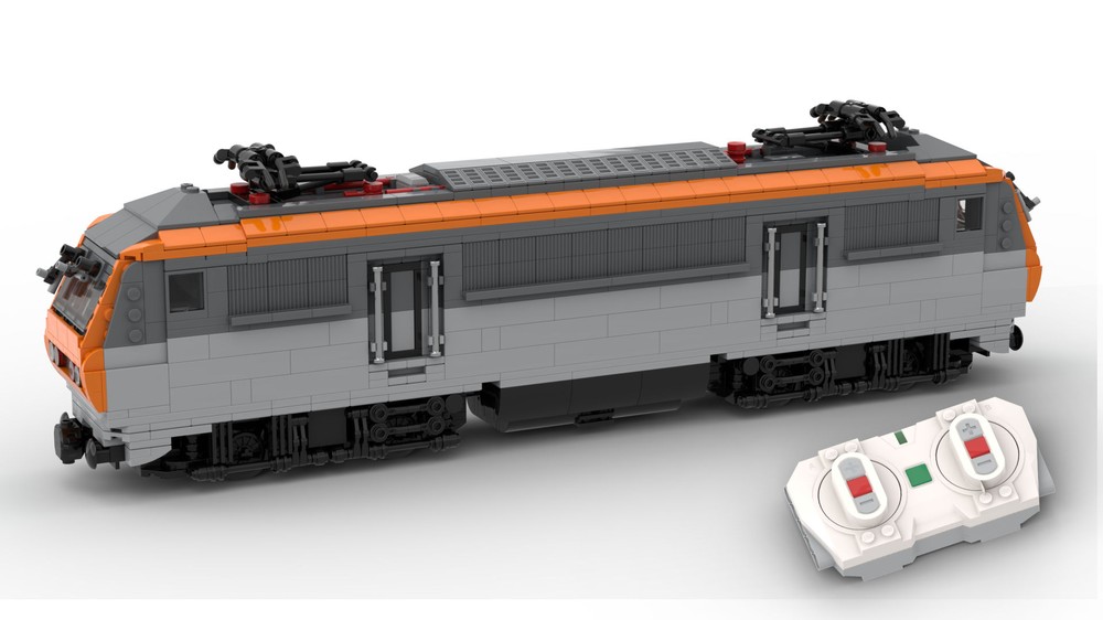 Lego Locomotive électrique - Motrice BB 26000 SNCF - MOC