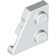 Lego Wedge Plate 2 x 2 Left / White
