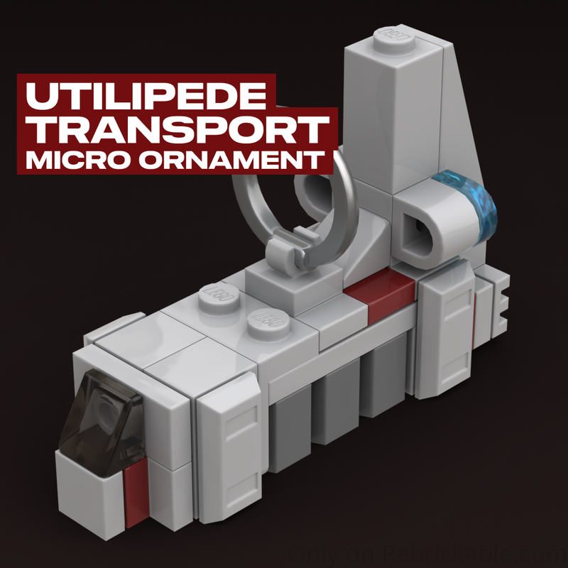 Lego Utilipede Transport Micro Ornament