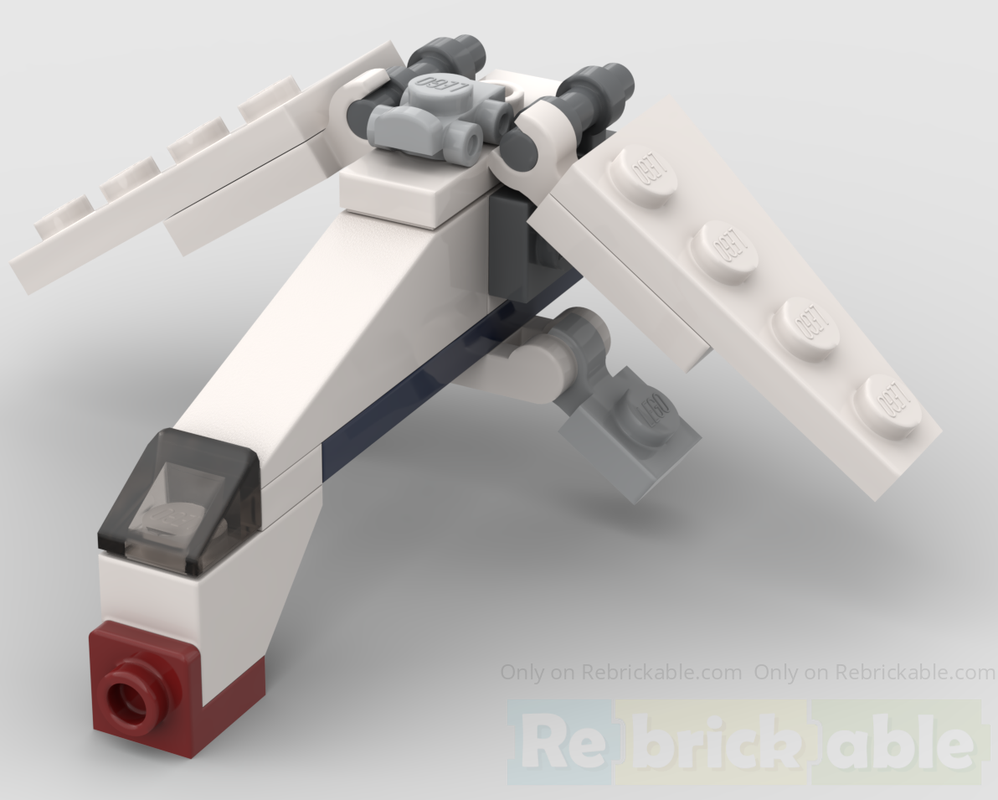 Lego Micro Republic Dropship LAAT/c