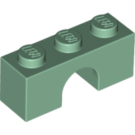 Lego Brick Arch 1 x 3 / Sand Green