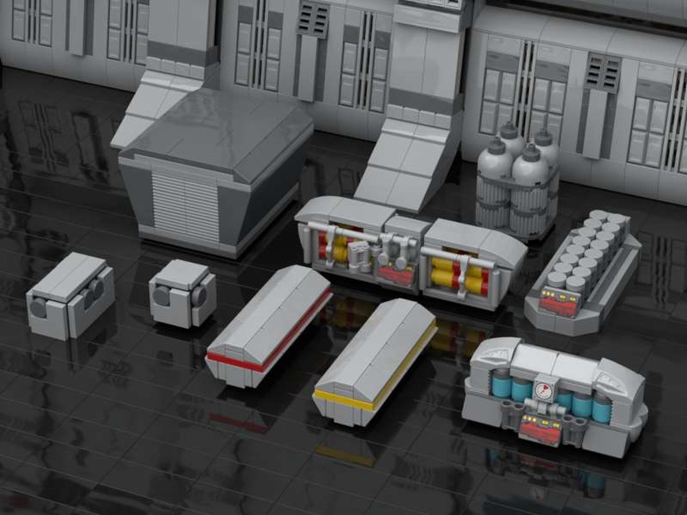 Lego Modular Hangar (Midi-Scale) - Interieur