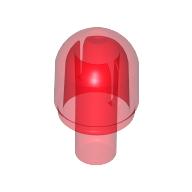 Lego Light Cover 1 x 1 Round with Internal Bar / Bionicle Barraki Eye / Trans-Red
