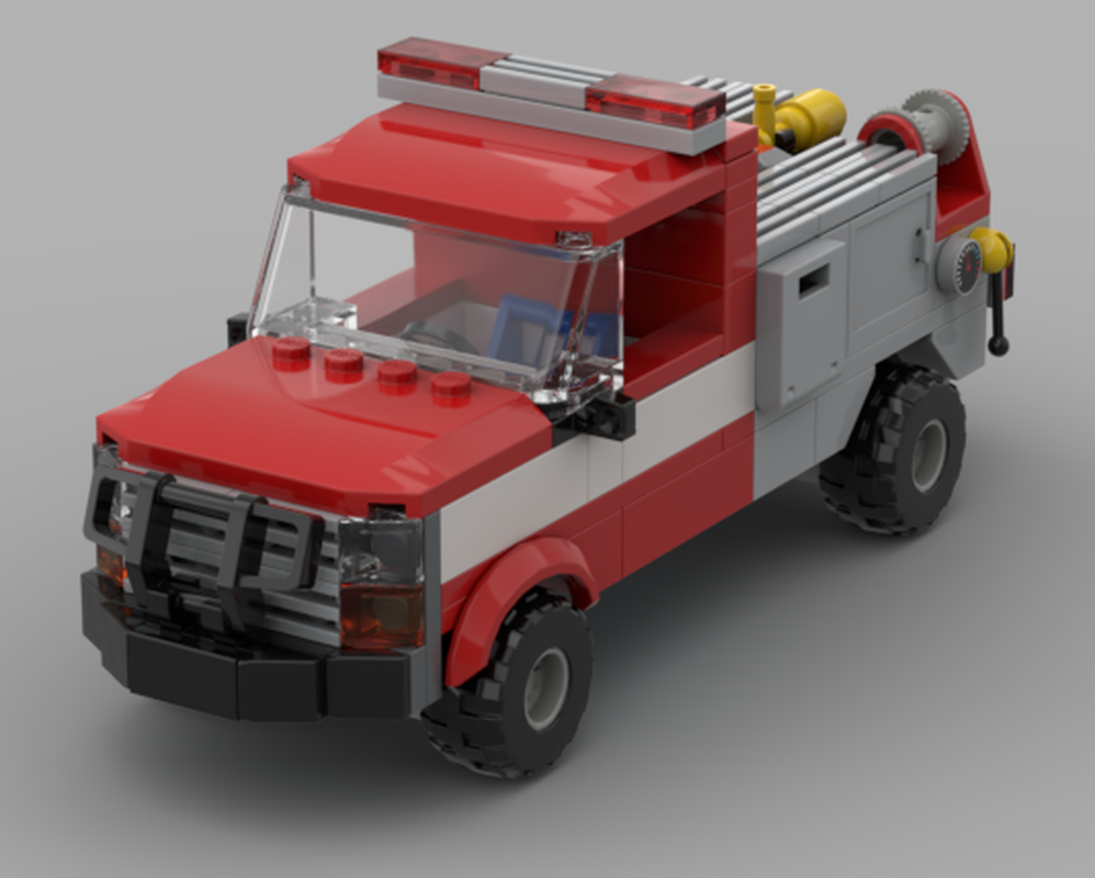 Lego Fire Department Brush Truck