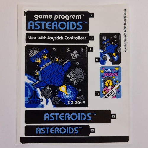 Lego Sticker Sheet 3 for Set 10306-1 / [No Color/Any Color]