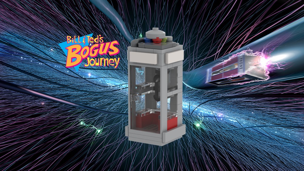 Lego Bill and Ted's Bogus Journey Phone Booth Time Machine
