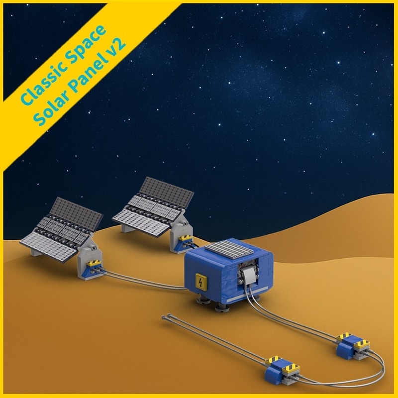 Lego Classic Space - Solar Panel v2