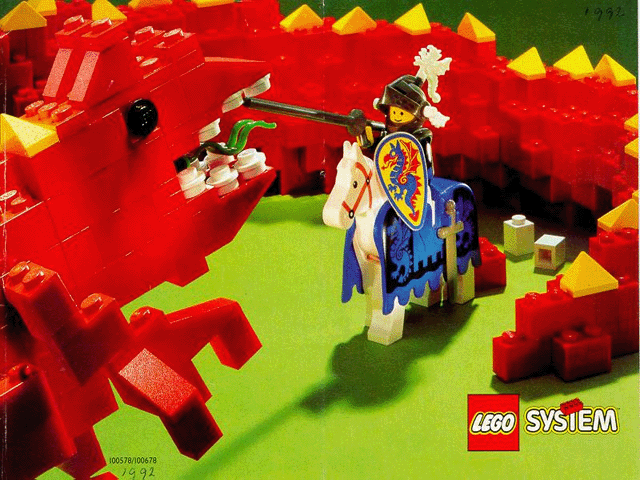 Lego 1992 Medium European (100578/100678 EU-III (UK/F/B/NL))