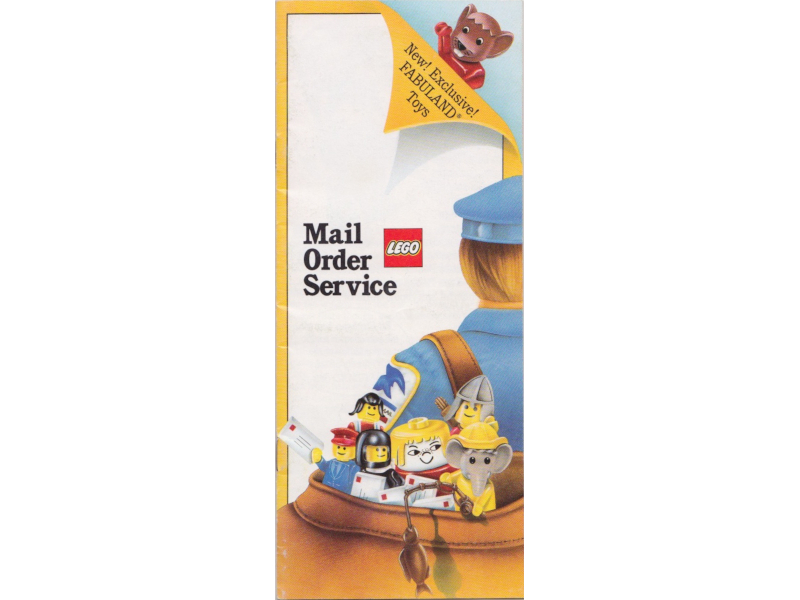 Lego 1986 Shop at Home - Mail Order Service - Large