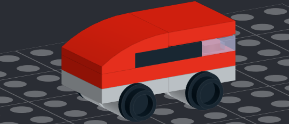 Lego Mini Car Red