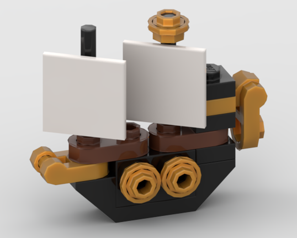 Lego Miniature Pirateship