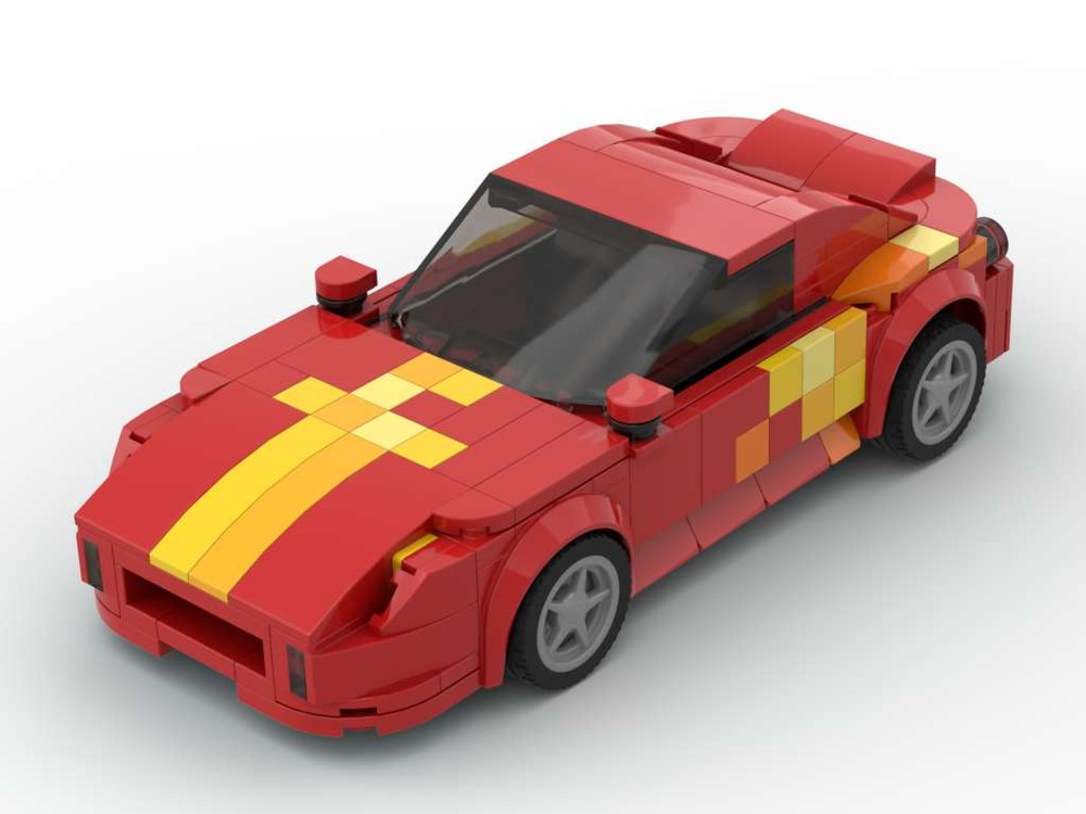 Lego Orange Julius' 1993 Zoomy RX-7 - 8 Stud Speed Champions