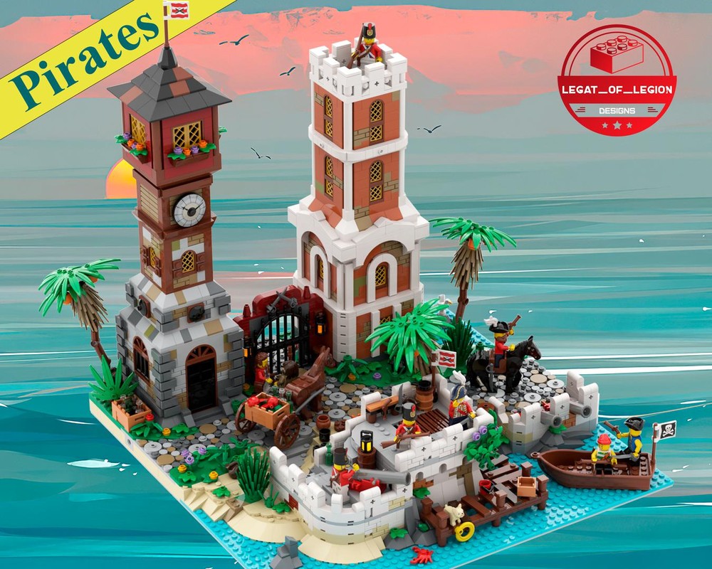 Lego Town Gates & Bastion (Pirates World #2)