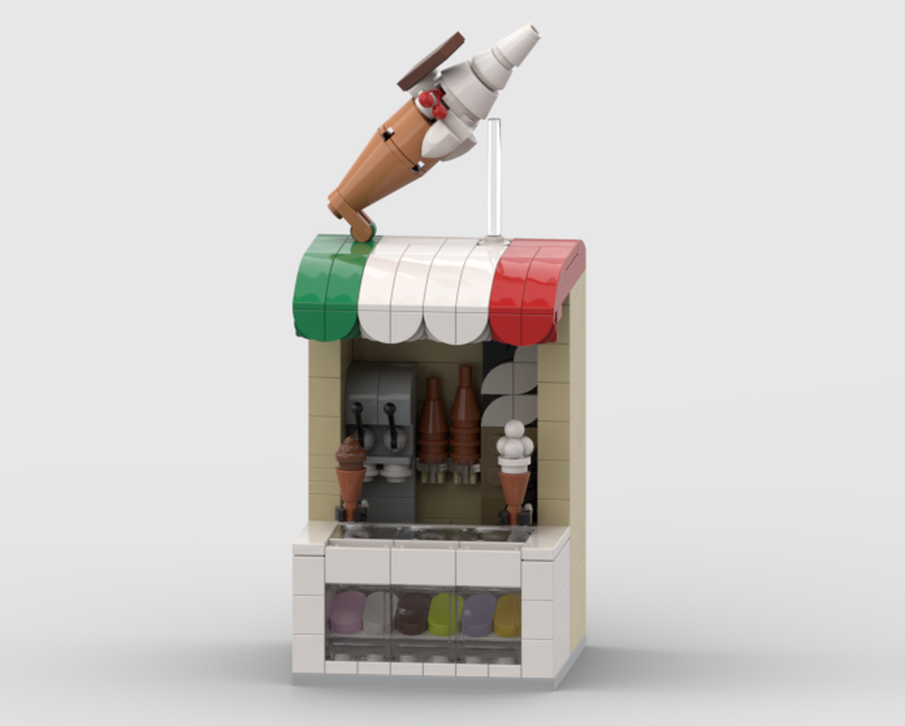 Lego Ice-cream / Gelato Shop 8x8