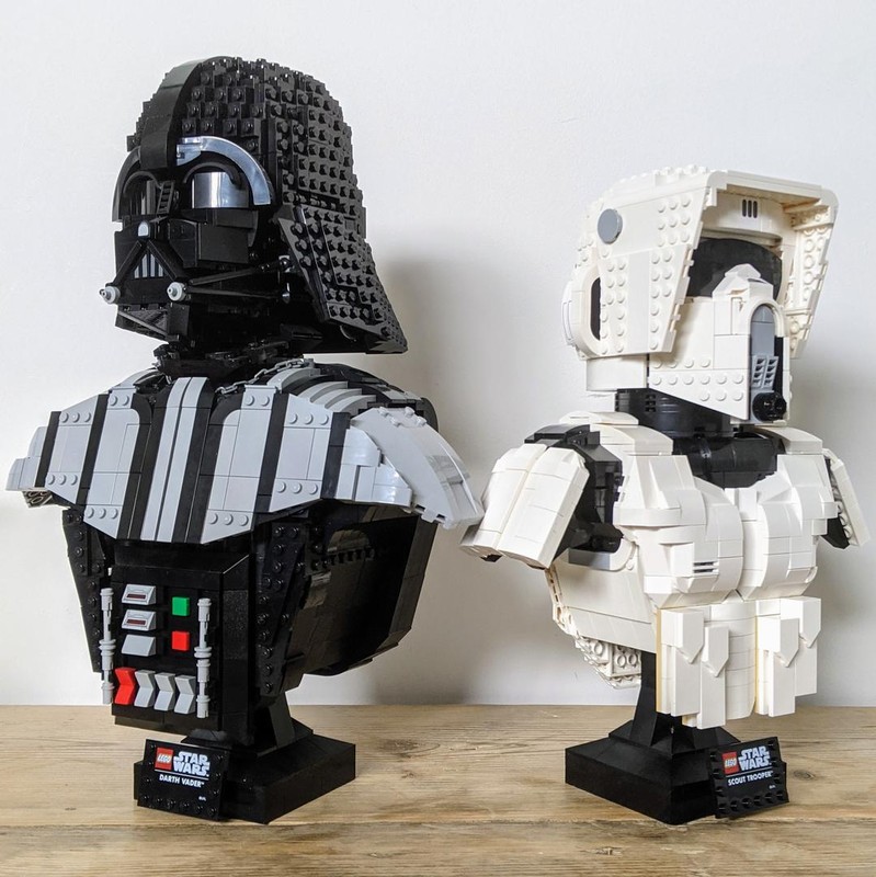 Lego Bust Collection (Dark Lord (Prequels Edition), Scout Trooper) Phase 2