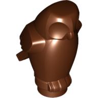Lego Animal, Bird, Owl Small, Angular Features / Reddish Brown