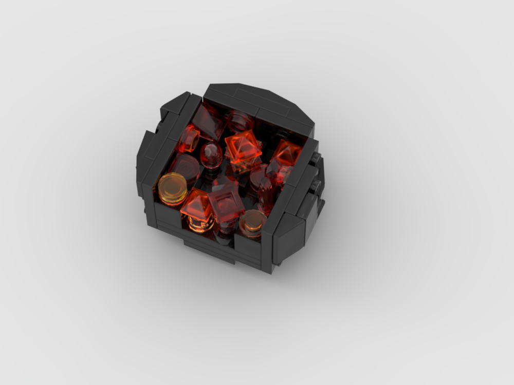 Lego Red Geode