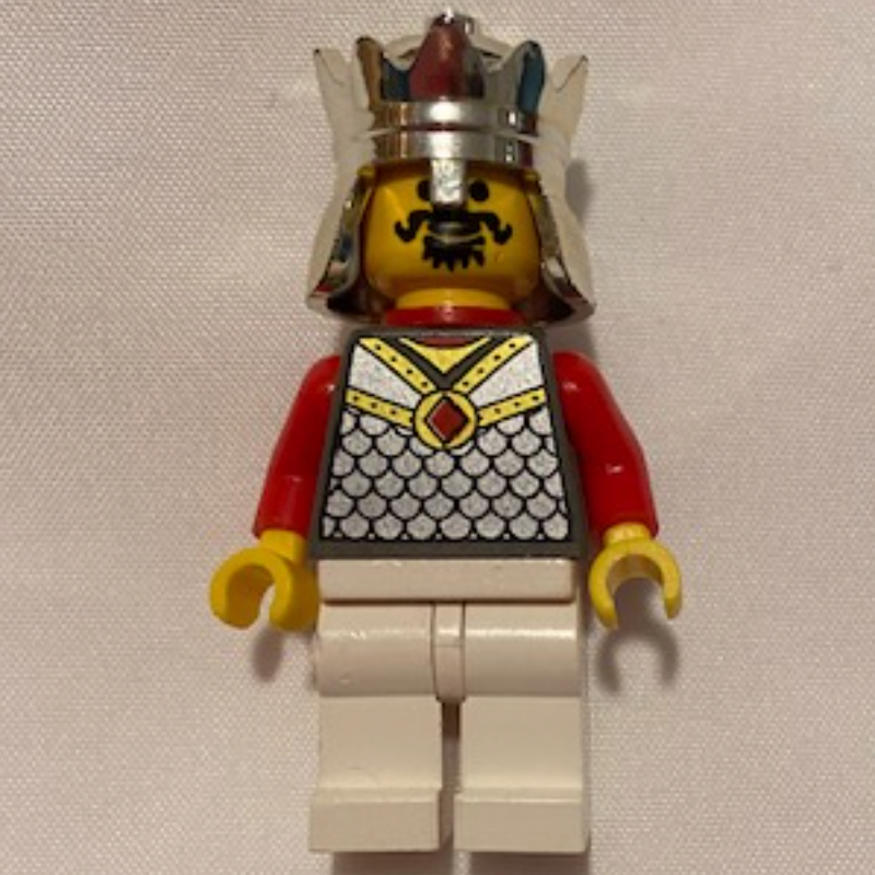 Lego King with Red Plastic Cape