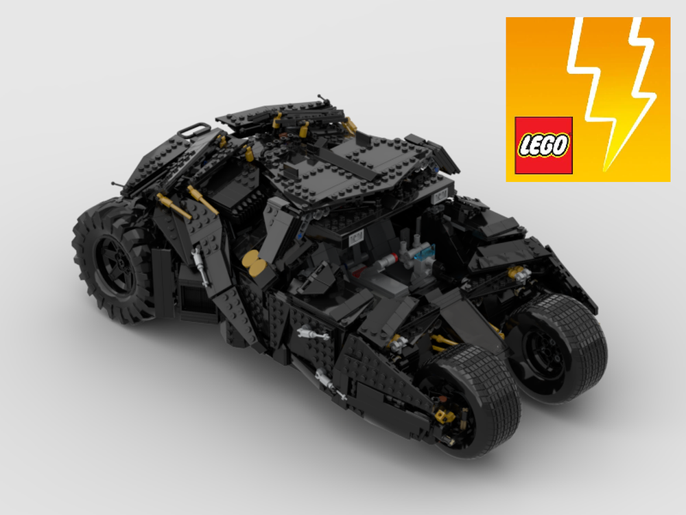 Lego PoweredUP RC UCS Tumbler 76240 with Technic Chassis
