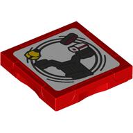 Lego Tile Special 2 x 2 with SMART Tag with Force Training Seesaw Print