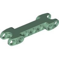 Lego Technic Axle and Pin Connector 2 x 7 with Two Ball Joint Sockets / Sand Green