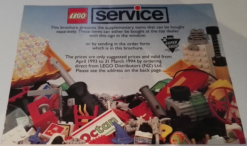 Lego 1993 Medium Service Packs New Zealand (922711-NZ)