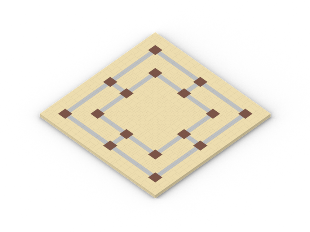 Lego 6 Men's Morris - Board