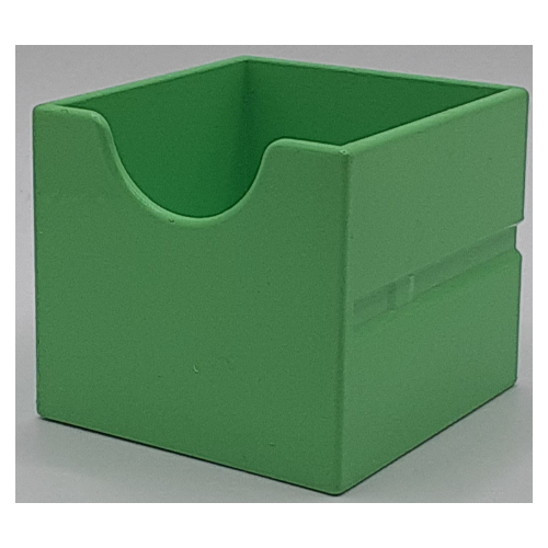Lego Duplo Drawer 2 x 2 with Semicircle Cutout / Medium Green