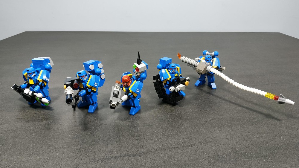 Lego Ultramarine devastator squad