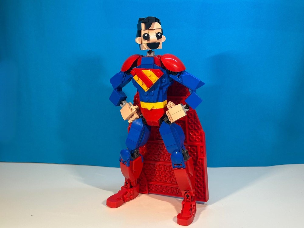 Lego MOD - Super Man Buildable Figure