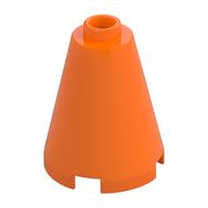 Lego Cone 2 x 2 x 2, Open Stud / Orange