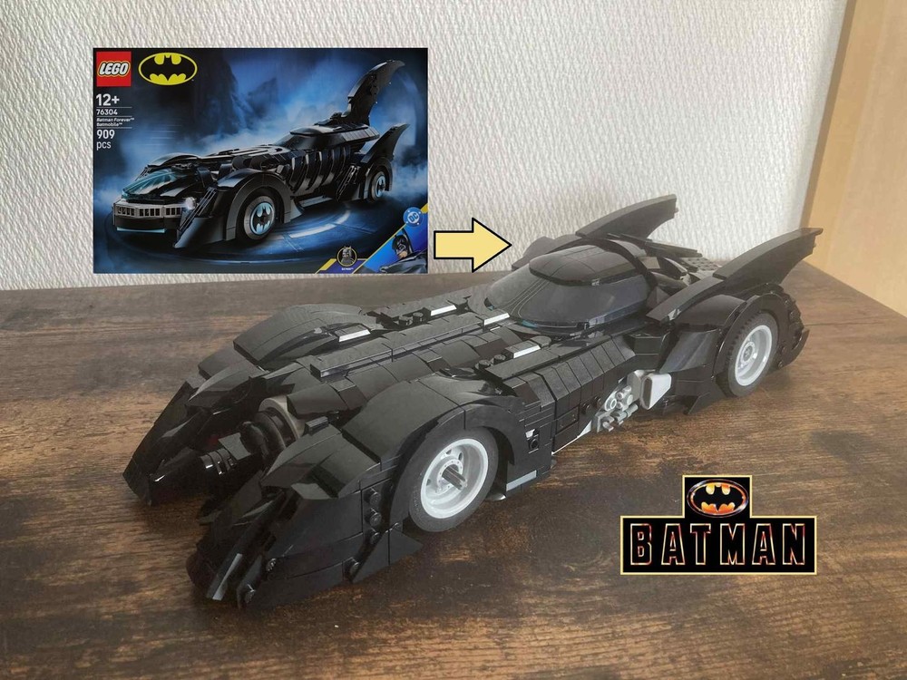 Lego 1989 Batmobile 76304 Alternate Build