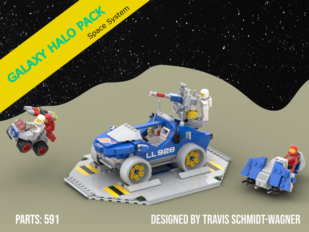 Lego 10497 Alt Build- Galaxy Halo Pack