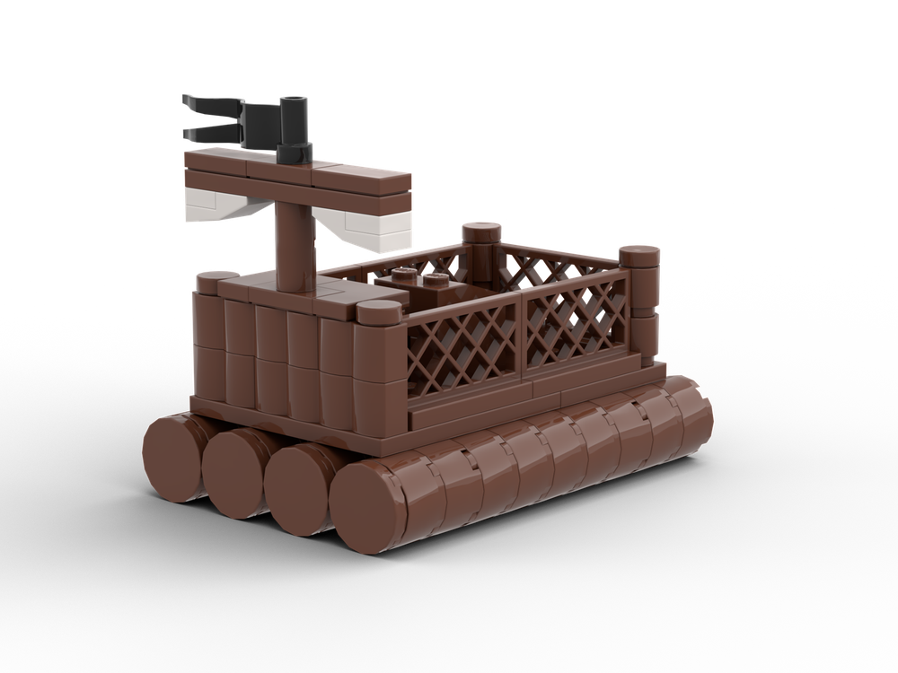 Lego Rafts to Tom Sawyer Island