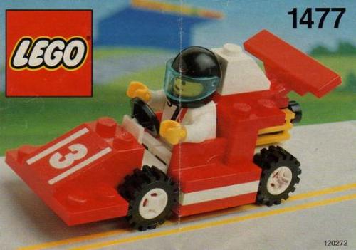 Lego Red Race Car Number 3