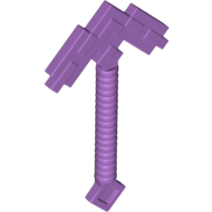 Lego Tool Pickaxe Blocky, Double / Medium Lavender
