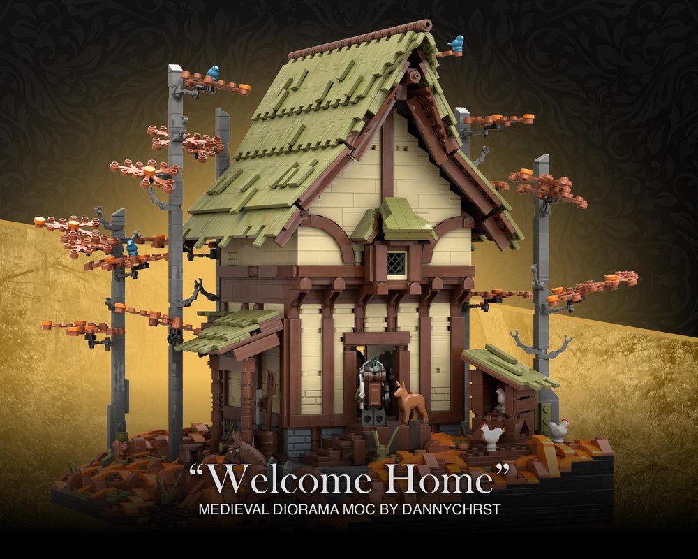 Lego WELCOME HOME - MEDIEVAL DIORAMA MOC