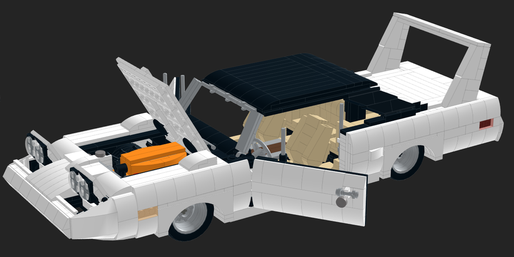 Lego 1970 Plymouth Superbird White