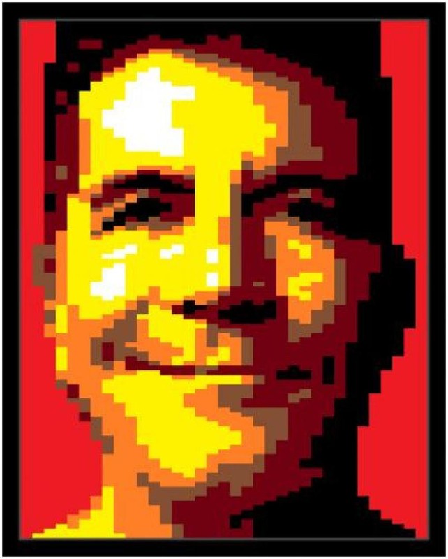 Lego SIMON COWELL (REALITY JUDGE) CELEBRITY PORTRAIT