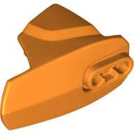 Lego Large Figure Limb Cover, Size 5, Armor with Ball Joint Socket / Orange