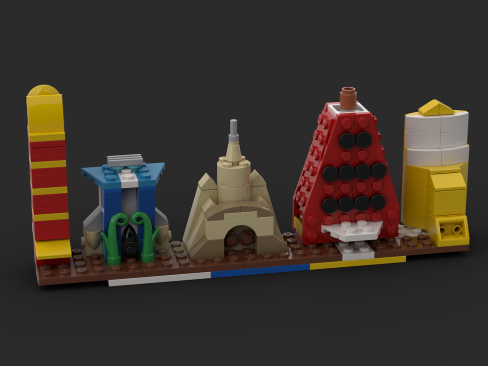 Lego Colourful Skyline