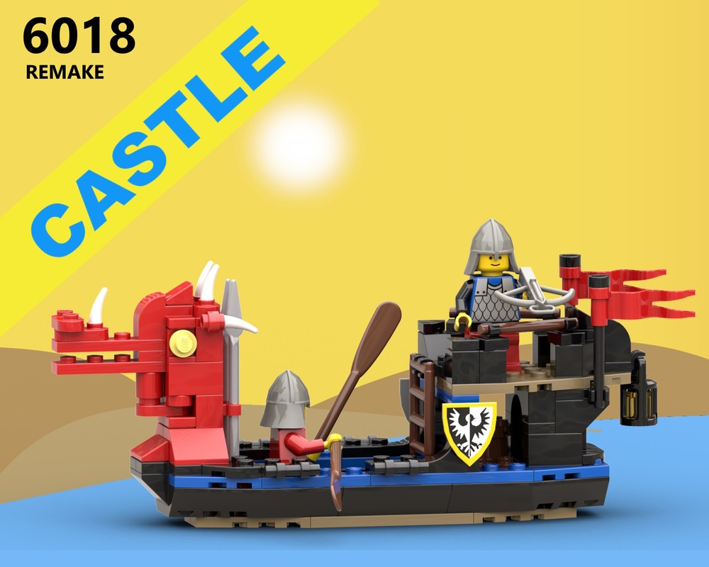 Lego 6018 Battle Dragon remake