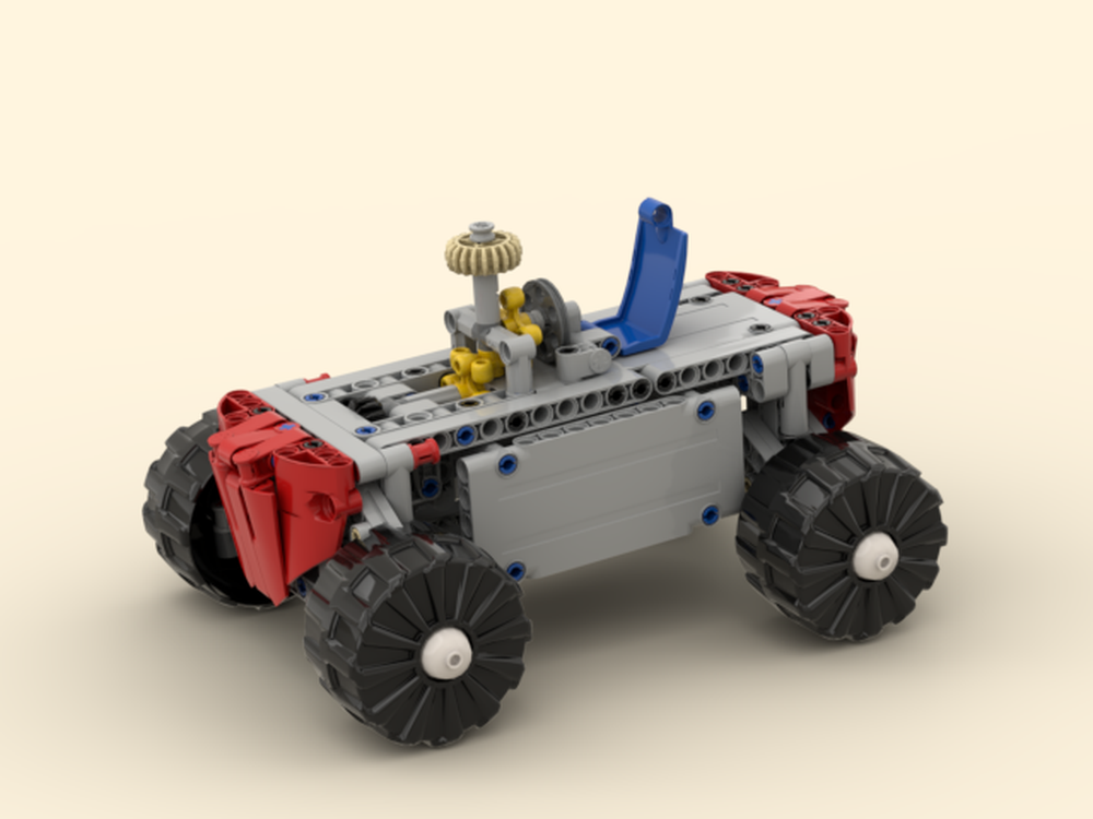 Lego Small Steering Application Vehicule + Bouncy !