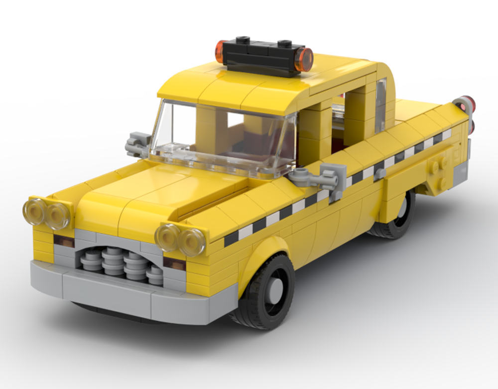Lego 1977 checker taxi cab