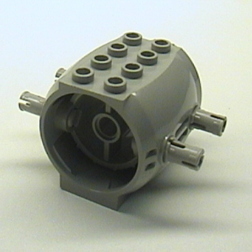 Lego Engine Large with 4 Fixed Rotatable Pins