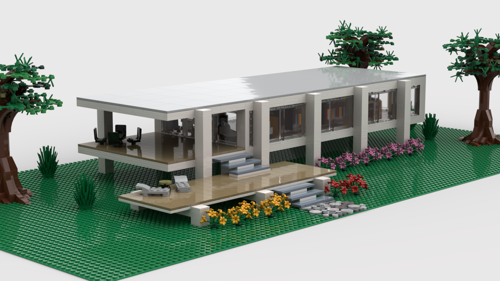 Lego Modern House - Farnsworth Style